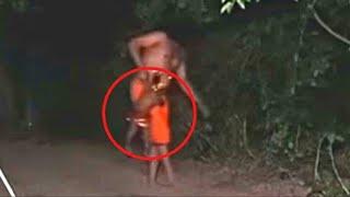 WATCH THIS MAN CARRIES YOUNG GIRL SCREAMING INTO A WOOD SCARY VIDEO