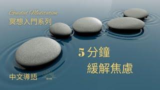 5分鐘緩解焦慮 初學者的減壓冥想引導 冥想入門 Hypnosis relaxation 正念冥想 緩解焦慮 呼吸冥想 疗愈痛苦 冥想正念 冥想引導 自我成長 心理学 焦虑 放松冥想引导 正念减压