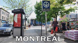 Montreal Walk - Rachel Street to Papineau Station - May 2024