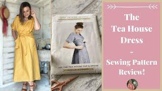 The Tea House Dress Sewing Pattern  - My Stunning Linen Version