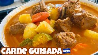 CARNE GUISADA SALVADOREÑA BIEN JUGOSA Y BLANDITA