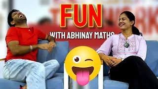 Fun with Abhinay Sir | First Time Meeting Abhinay Maths | Abhinay Sir ka office 