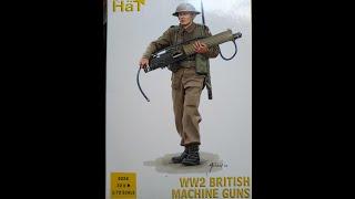 HaT WW2 British Machine Guns 1/72 Scale Plastic Soldier Review.