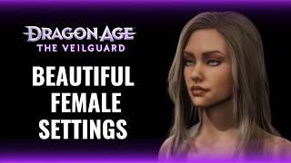 Dragon age veilguard customization: HOW TO MAKE A FEMININE CHARACTER SETTINGS 