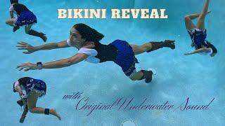 Danish Beer Girl Gets Undress Underwater  & Swims  with Original Underwater Sound [ Bikini Reveal ]