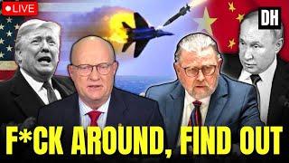Trump in PANIC: Yemen SINKS US Jet, Putin Orders ESCALATION w/ Larry Johnson & Col. Larry Wilkerson