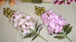 DIY| How To Make satin Ribbon Flower | flower Bouquet #satinribbonflowers