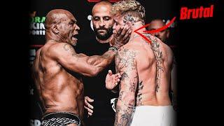 MIKE TYSON pega un BRUTAL CACHETAZO a Jake PAUL!