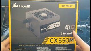 Corsair CX650M Unboxing