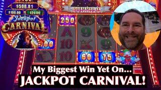 Jackpot Carnival Time! Big Slot Wins On Carnival Games (with some extra Hercules wins)