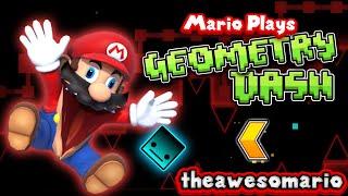 Mario Plays: GEOMETRY DASHHH!!!