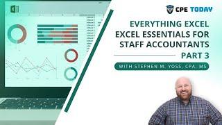 Excel Essentials for Staff Accountants - Part 3
