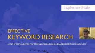 Keyword Research - An Overview