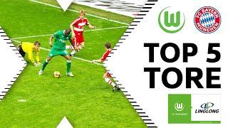 Die besten Tore vs. Bayern München mit De Bruyne & Grafite | VfL Wolfsburg