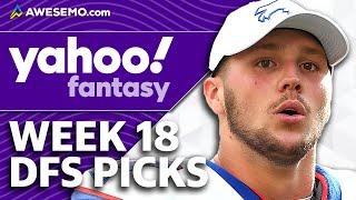 Yahoo Daily Fantasy Football Strategy & Picks Week 18