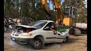 I Swapped a 20 Cylinder 2000HP Engine into a Mini Van! Then the Engine Blew Up!