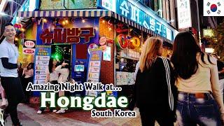 Hongdae Night Walk Vlog by Harka || South Korea || Hongdae Night tour by Captain Harka | Simpple zee