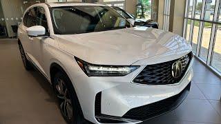 Platinum White 2025 Acura MDX Tech Walkaround