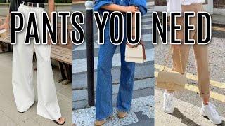 5 Pants Every Woman NEEDS In Her Closet | Classic Styles Updated