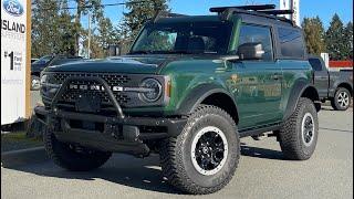 2022 Ford Bronco Badlands + Sasquatch, NAV, Hard Top Review | Island Ford