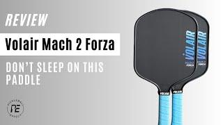 Volair Mach 2 Forza 16mm & 14mm Paddle Review by Pickleball Effect