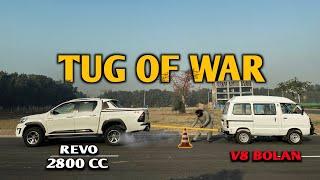 V8 Bolan Vs Toyota Revo | Tug Of War |Kon Jeetay Ga?