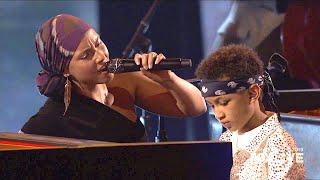 Alicia Keys & Her Son – Raise a Man / You Don't Know My Name – Live at iHeartRadio Music Awards 2019