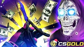 $4,000 BUTTERFLY ON CSGOLD !! NEW CS2 / CSGO GAMBLING SITE OF 2024! (CSGOLD FREE PROMO CODE 2024)