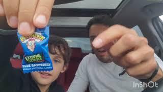 Son & Father Candy Reviews - Episode 3: Warhead Extreme Sours (Blue Raspberry)