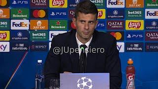 THIAGO MOTTA post Juve-Stoccarda 0-1 conferenza stampa: "Sono stati superiori, sui cambi..."