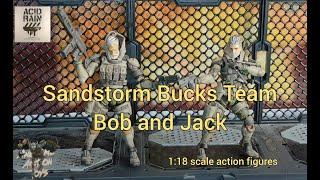 Acid Rain World Bucks team sandstorm version Bob and Jack 1:18 scale action figures by Toys Alliance