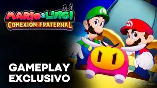 10 Minutos de MARIO & LUIGI Conexión Fraternal  Gameplay Exclusivo (Nintendo Switch)