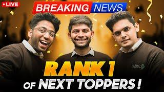 Breaking News - Rank 1 of Next Toppers | Victory Celebration 