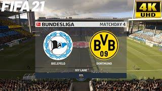 FIFA 21 | Arminia Bielefeld vs Borussia Dortmund - Bundesliga - Full Match & Gameplay 4K 60 FPS