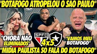 "JOGO ABERTO SE RENDEU" RENATA FAN e RONALDÃO ALOPRAM SÃO PAULINOS AO VIVO! "BOTAFOGO é GIGANTE"