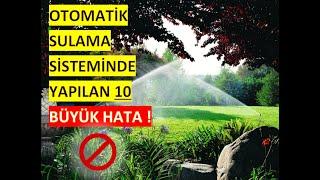 Mgf İzmir/Hunter Rainbird Otomatik Çim Sulama Sistemi Hakkında(2000Tl Depozit Ödemeli Projelendirme)