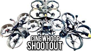 Cinewhoop Shootout: Best Cinematic FPV Drone? Squirt v2 vs protek vs cinesplore vs taycan