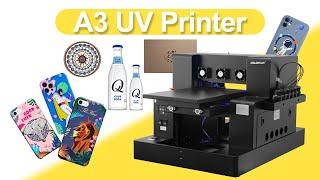 Colorsun New Upgrade Automatic A3 UV printer print Milk Can