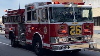 ⁴ᴷ  Highland Park Fire Company Squad 26 Responding { Federal Q + PA300 }