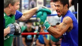 Manny Pacquiao EXPLOSIVE POWER & SPEED Mitt Workout COMPLETE & UNEDITED With Freddie Roach