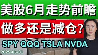 美股波段ETF复利- 6月美股交易必看! 剧本和交易计划来了! 别急着追高,标普SPY,纳指QQQ, 特斯拉TSLA, 英伟达NVDA