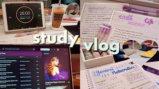 PRODUCTIVE STUDY VLOG | early mornings, fighting procrastination, endless tasks & more