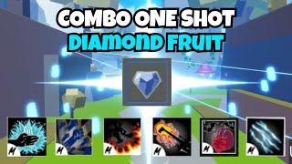 Combo One Shot With Diamond Fruit And All Melee (UPDATE 24) | Blox Fruit