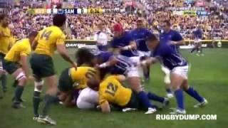 Big hits from Australia vs Samoa - July 2011