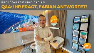 Fabian beantwortet eure Fragen zum Kreuzfahrtstudio! 9 Themen, die euch interessieren!