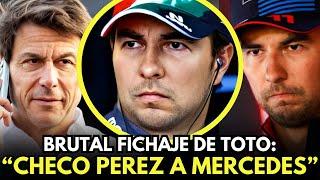  ¡CHECO PÉREZ FIRMA CON MERCEDES! EL GRAN MOVIMIENTO DE LA F1 ️