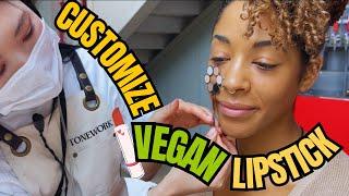 CUSTOMIZE VEGAN LIPSTICK  | Vegan Couple in Korea 