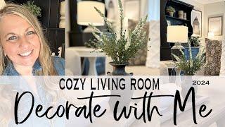 Cozy Living Room Decorate with Me | 2024