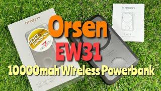 Orsen EW31 10000mah Wireless Powerbank (แบตสำรอง 10000mah ชาร์จไร้สาย)#orsen#eloop #orseneloop