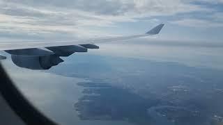 Lufthansa A346 flight  LH410 landing in JFK